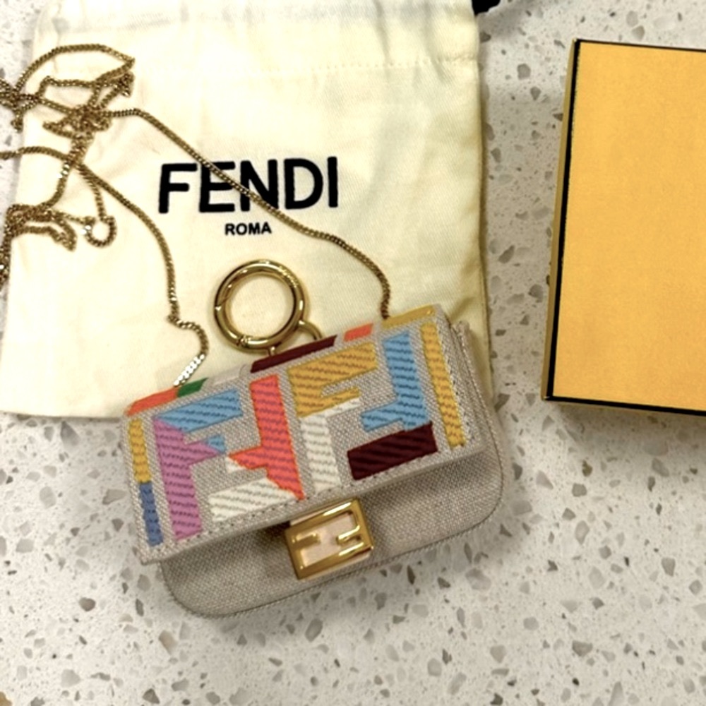 Fendi baguette nano with dustbag and box